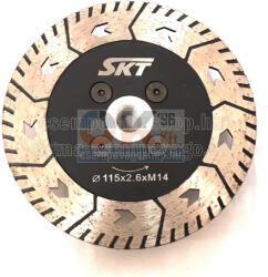 SKT Diamond SKT 533 vágó és csiszoló gyémánttárcsa 115mm x M14 (skt533115) (skt533115)