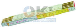BAUTOOL fa mérővessző, colstok 2 méteres (b17024022) (b17024022)