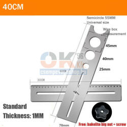 SKT furatjelölő sablon 40cm (skt171001) (skt171001)