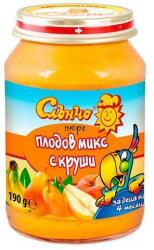 Слънчо пюре плодов микс с круши - 190 г - bubu