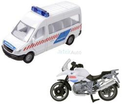 SIKU Magyar rendőrségi busz és motor (1655)