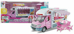 Magic Toys Hátrahúzós Pink Food Truck kisautó (MKM481972)