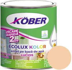 Köber Email lucios pe bază de apă Ecolux Kolor Köber bej 0, 6 l