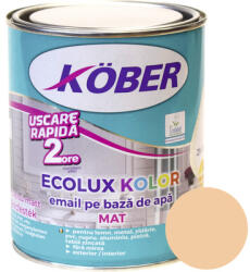 Köber Email mat pe bază de apă Ecolux Kolor Köber bej 0, 6 l