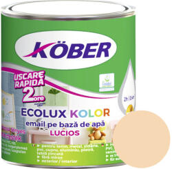 Köber Email lucios pe bază de apă Ecolux Kolor Köber bej 2, 5 l