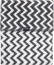 Womar Zaffiro Paturica bebelusi Womar Zaffiro Zigzag 75x100 White Grey (AN-KBZ-01_Alb/Gri Inchis)