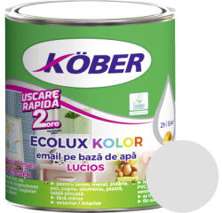 Köber Email lucios pe bază de apă Ecolux Kolor Köber gri 2, 5 l