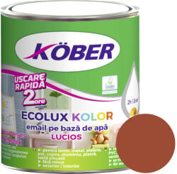 Köber Email lucios pe bază de apă Ecolux Kolor Köber maro 2, 5 l