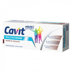 Biofarm - Cavit Adulti Multivitamine 20 comprimate masticabile, Biofarm vanilie - hiris