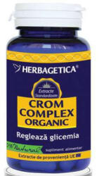 Herbagetica - Crom Complex Organic Herbagetica capsule 120 capsule Suplimente alimentare 430 mg - hiris