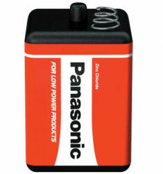 Panasonic 4R25R RED ZINC féltartós elem, 6 V-os hasáb, 1 db/bliszter (4R25R)