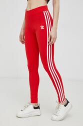 adidas Originals legging HD2348 piros, női, sima - piros 32