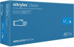 Mercator Medical Mercator nitrylex® classic kék orvosi púdermentes nitril kesztyű - XS - kék