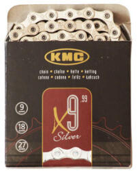 KMC Lánc X9 Silver 1/2x1/128 116l