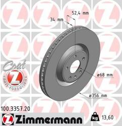 ZIMMERMANN Disc frana ZIMMERMANN COAT Z 100.3357. 20 (100.3357.20)