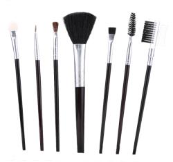 Lila Rossa Pensule makeup set 7 cu husa din material