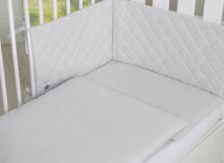 BabyLion Royal 3 részes ágyneműhuzat szett - Világos szürke - babylion