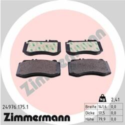 ZIMMERMANN set placute frana, frana disc ZIMMERMANN 24976.175. 1 (24976.175.1)