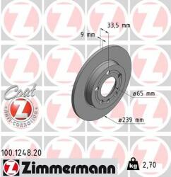 ZIMMERMANN Disc frana ZIMMERMANN COAT Z 100.1248. 20 (100.1248.20)