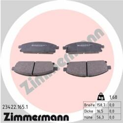 ZIMMERMANN set placute frana, frana disc ZIMMERMANN 23422.165. 1