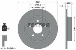 TEXTAR Disc frana TEXTAR PRO 92239003 (92239003)