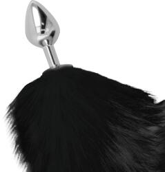 DARKNESS Dop Anal Darkness Negru Cu Coada 8cm