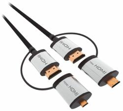 Platinet Cablu Omega OCHBA1G, HDMI - HDMI, 1.5 m (Negru) (OCHBA1G)