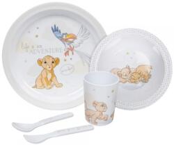Widdop Set pentru masa, din melamina Widdop - Disney Magical Beginnings, Simba, 5 piese (DI521) Set pentru masa bebelusi