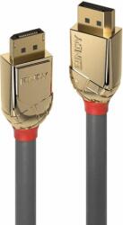 Lindy Gold Line nagy sebességű DisplayPort kábel 1.0m Arany (36291)