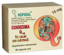 Hofigal - Coenzima Q10 in Ulei de Catina 15 mg Hofigal 40 capsule 15 mg - hiris