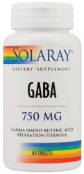 SOLARAY - GABA SECOM Solaray 60 capsule 750 mg - hiris