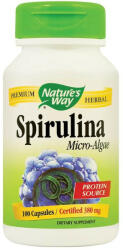 Nature's Way - Spirulină Micro Algae 380 mg Natures Way, 100 capsule, Secom 387.5 mg - hiris