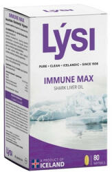 Lysi - Immune Max LYSI Ulei din ficat de rechin 80 capsule 500 mg - hiris