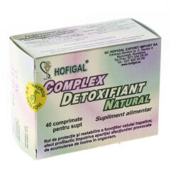 Hofigal - Complex detoxifiant natural Hofigal 40 comprimate 791 mg - hiris