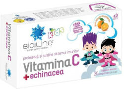 Helcor - Vitamina C cu Echinacea pentru Copii Helcor 30 comprimate