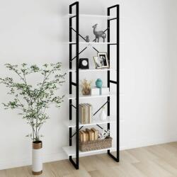 vidaXL Dulap înalt, alb, 80x30x210 cm, PAL (806537) Biblioteca