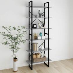 vidaXL Dulap înalt, gri beton, 80x30x210 cm, PAL (806541) Biblioteca