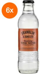 Franklin and Sons Set 6 x Apa Tonica cu Rozmarin si Masline Negre, Franklin & Sons, Rosemary & Black Olive, 200 ml