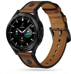 Tech-Protect Screwband Samsung Galaxy Watch 4 40/42/44/46mm bőr óraszíj, barna - tok-store