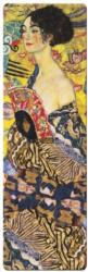 Fridolin Könyvjelző 5x16cm, Klimt: Hölgy legyezővel - szep-otthon