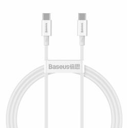 Baseus Cablu de date Baseus Superior USB Type C - USB Type C Quick Charge / Power Delivery / FCP 100W 5A 20V 2m white