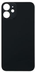  tel-szalk-19297153 Apple iPhone 12 fekete akkufedél, hátlap nagy lyukú kamera-kivágással (tel-szalk-19297153)