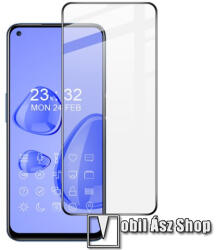 IMAK Realme Narzo 30 5G, IMAK Pro+ üvegfólia, 9H, Full cover, Fekete