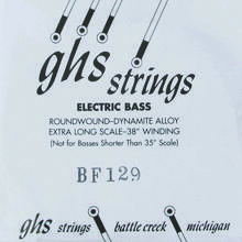 GHS el. basszus darabhúr 5. húr - Brite Flats, 129 - GHS-BF129