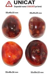 Palm Stone Carneol Druzy Madagascar Mineral Natural - 52-71 x 40-49 x 21-34 mm - (XXL) - 1 Buc