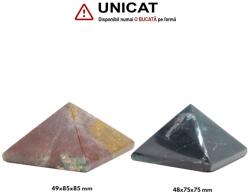 Piramida Jasp Oceanic Druzy Minerala Naturala - 48-49 x 75-85 x 75-85 mm - Unicat