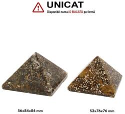 Piramida Jasp Oceanic Druzy Minerala Naturala - 52-56 x 76-84 mm - Unicat