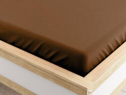  Cearsaf Frotir cu elastic EXCLUSIVE 180 x 200 cm maro inchis