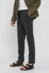 Sisley nadrág férfi, szürke, testhezálló - szürke 48 - answear - 18 990 Ft