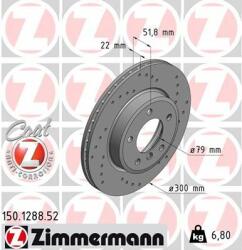 ZIMMERMANN Disc frana ZIMMERMANN SPORT Z 150.1288. 52 (150.1288.52)